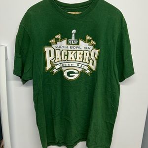 Green Bay Packers Super Bowl XLV 2011 Short Sleeve T-shirt- XXL